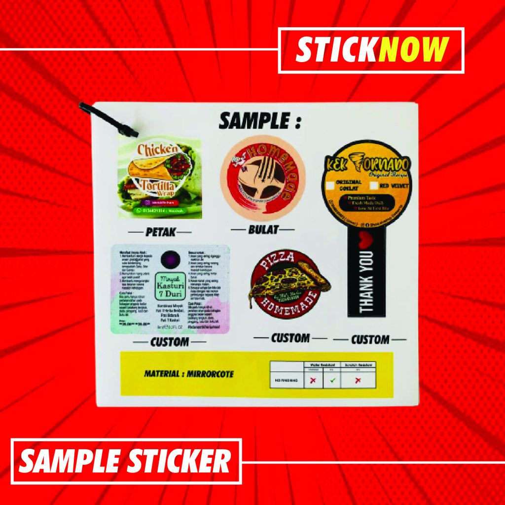 SAMPLE STICKER – STICKNOW