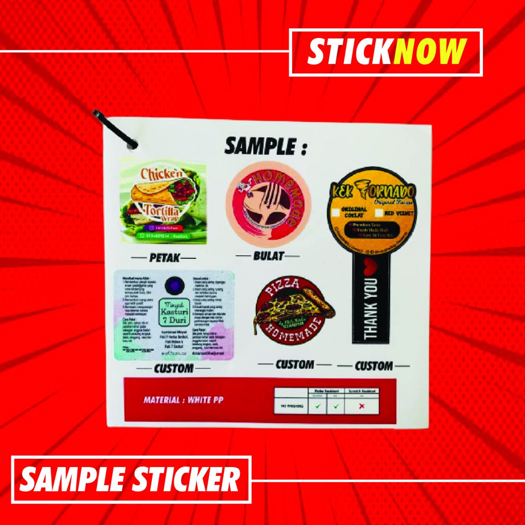 SAMPLE STICKER – STICKNOW