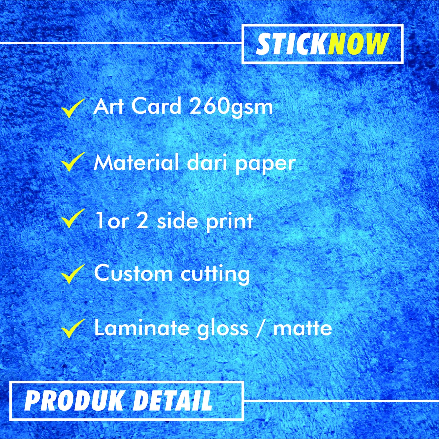 Business Card Express STICKNOW