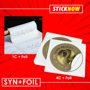 Sticker Synthetic + Foil