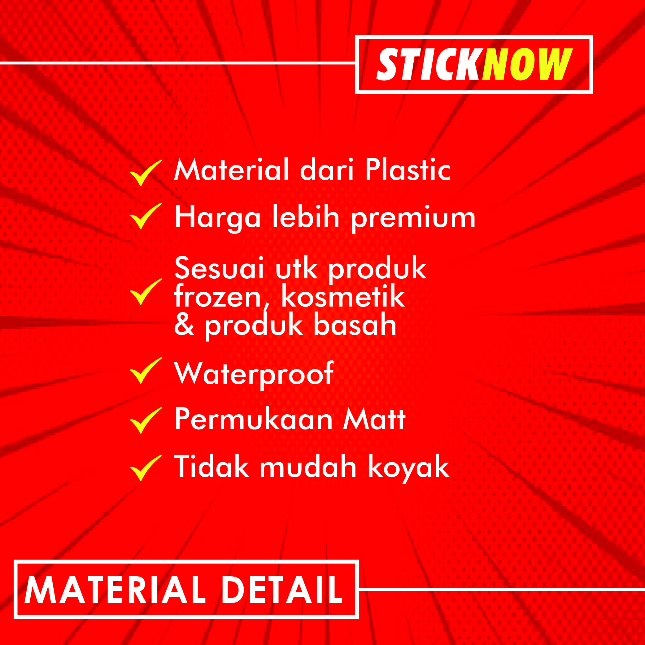 Sticker Synthetic + Foil - Image 2