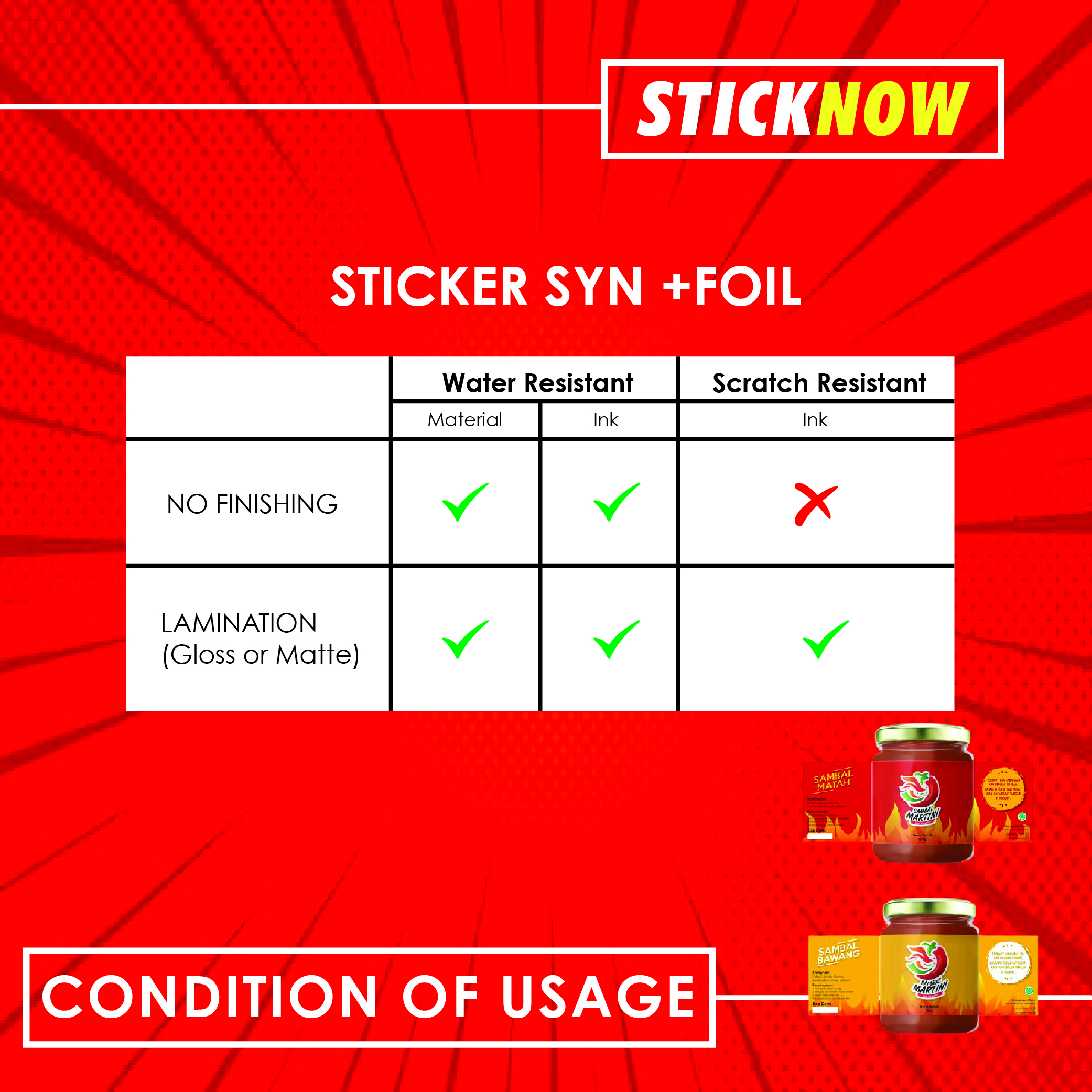 Sticker Synthetic + Foil - Image 3